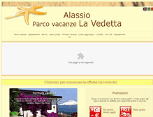 Tablet Screenshot of parcovacanzelavedetta.it